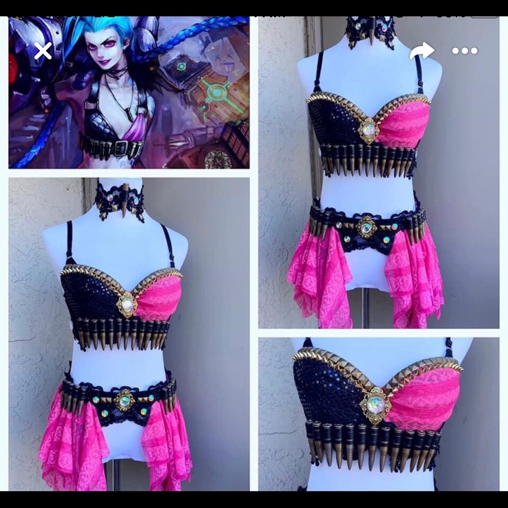 Jinx Electric Laundry Cosplay Festival Outfit